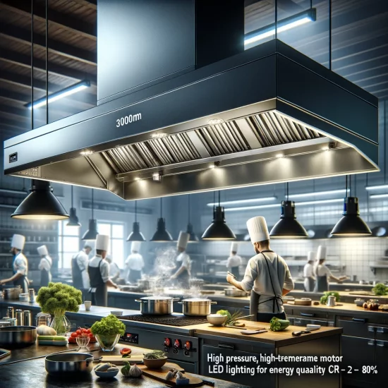 Commercial kitchen store led lighting